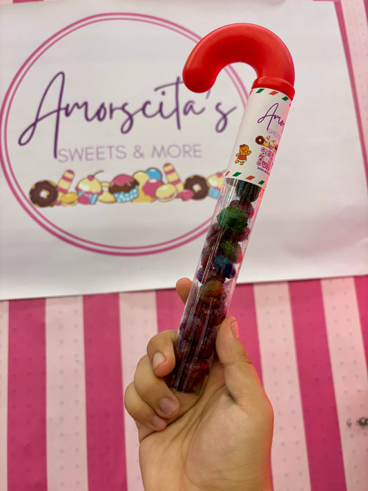 Candy Cane Sour Blue Raspberry Gushers